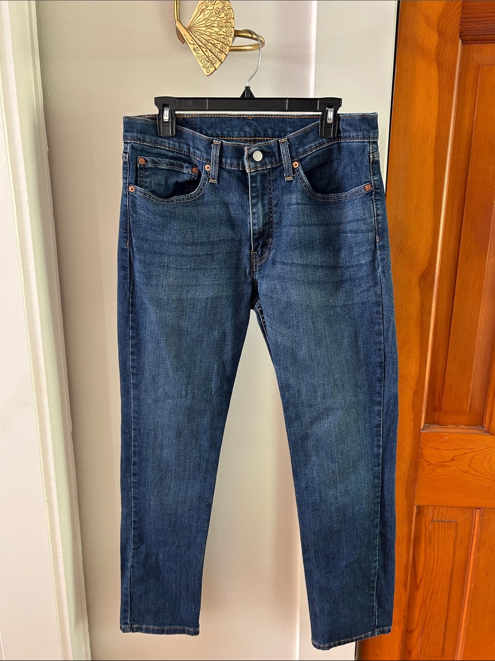 Levi's Men's Slim Straight Dark Blue Jeans